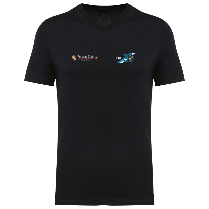 Tee shirt Supima col V Homme 30 ans Francorchamps