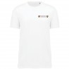 Tee shirt Supima col O Homme Bourgogne