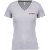 Tee shirt Maille Piqué col V Femme Normandie