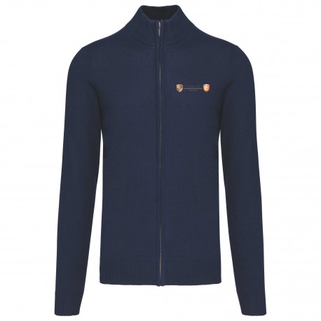 Cardigan zippé Homme Normandie